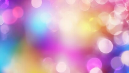 Fototapeta premium Vibrant bokeh effect perfect for lively backgrounds