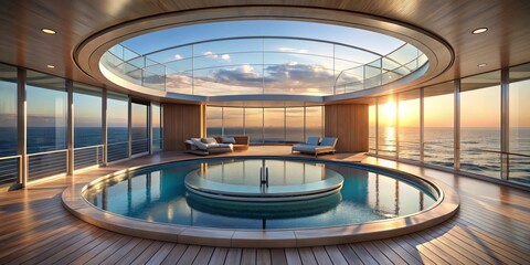 swimming pool in the hotel