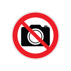 vector illustration of a prohibition or prohibited sign symbol with a red circle