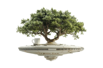 Tree on a Flying Saucer
