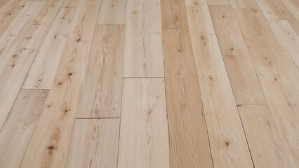 Fototapeta premium A close-up of wooden flooring, perfect for home decor, construction, or design-related themes. Clean, minimalistic, and natural.
