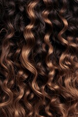 Sample of a woman's hair color and texture