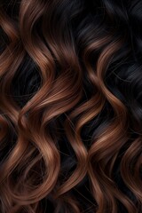 Fototapeta premium Sample of a woman's hair color and texture