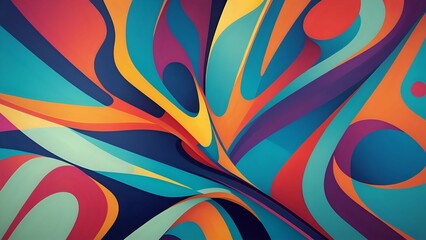 tree with colorful leaves,abstract background with lines,planets in space