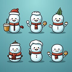 Adorable Christmas Clipart Sets with No Background for Festive Designs