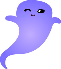 cute ghost cartoon , halloween