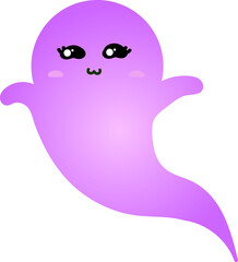 cute ghost cartoon , halloween