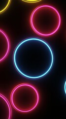 background with glowing lights