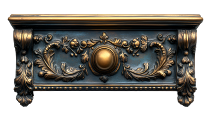 a close-up of a decorative panel

