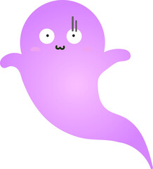 cute ghost cartoon , halloween