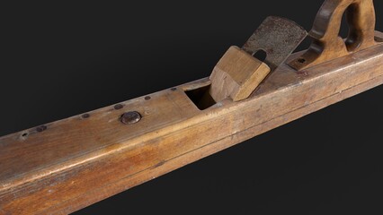 Old Big Wooden Plane