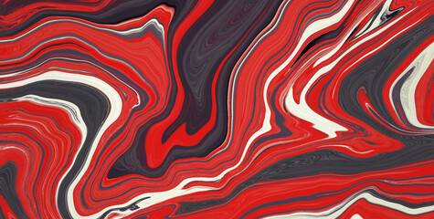 Fototapeta premium Liquid and Water Patterns in a Grunge Art Illustration 
