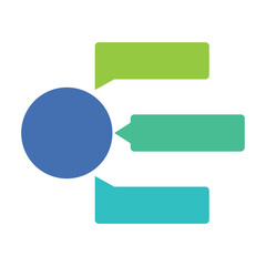 Obraz premium infographic diagram three element