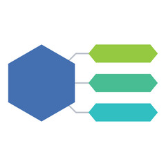infographic diagram three element