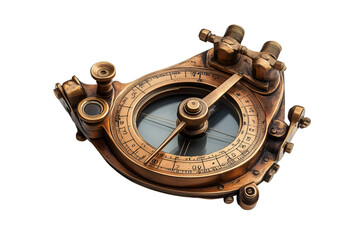 a close up of a compass

