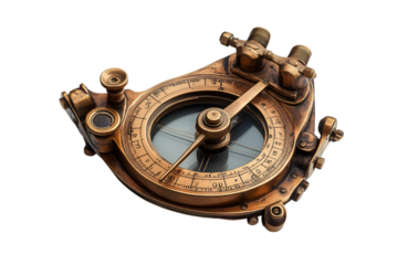 a close up of a compass

