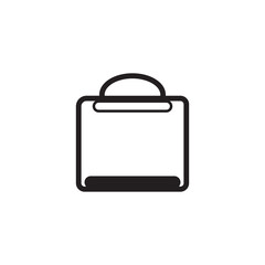 briefcase isolated on white background