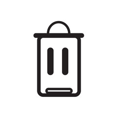 trash bin icon