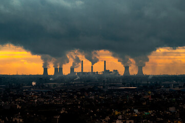 smoke from the chimney