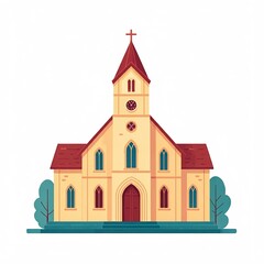 Naklejka premium Church