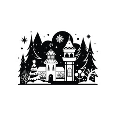 Christmas Icons Celebrate the Season with Festive Vector Designs and Logos