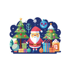 Christmas Icons Celebrate the Season with Festive Vector Designs and Logos