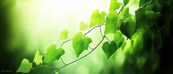 Sustainable Green Leaves Representing ESG Impact Investing and Environmental Responsibility