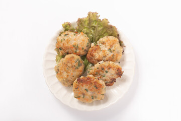 しそ入り鶏ごぼう　ハンバーグ