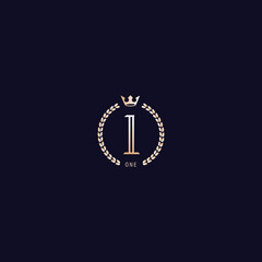 royal one luxury emblem precious logo