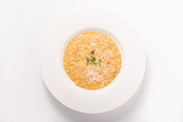 トマト　チーズリゾット