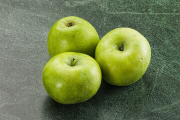Sweet and juicy green apple
