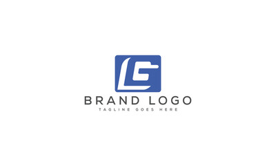 letter LG logo design vector template design for brand.