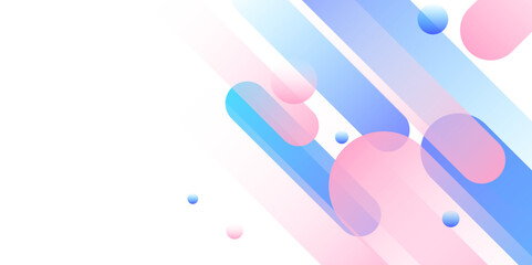 Blue and pink gradient geometric shape background. Modern abstract white and pink gradient template background design. Colorful abstract geometric triangle shapes background. vector illustration. 