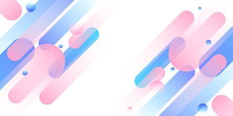 Blue and pink gradient geometric shape background. Modern abstract white and pink gradient template background design. Colorful abstract geometric triangle shapes background. vector illustration. 