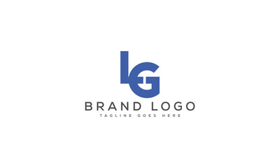 letter LG logo design vector template design for brand.
