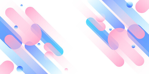 Blue and pink gradient geometric shape background. Modern abstract white and pink gradient template background design. Colorful abstract geometric triangle shapes background. vector illustration. 