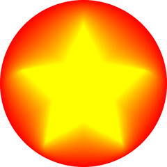 Star Ball Gradient Icon Transparent