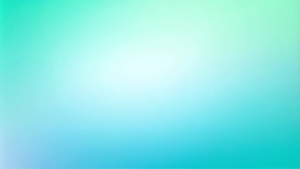 Obraz premium Abstract gradient background with smooth transition from light cyan to soft teal, soothing and refreshing 