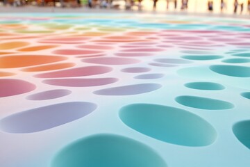 Multicolored Ocean Floor Sculpture