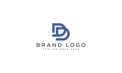 letter DD logo design vector template design for brand.