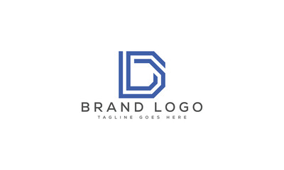 letter DD logo design vector template design for brand.