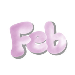 12 name of month, Febuary