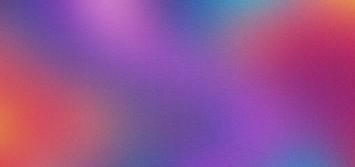 Multicolor gradient backdrop with a rich noise texture provides a bold, artistic foundation for modern design concepts.