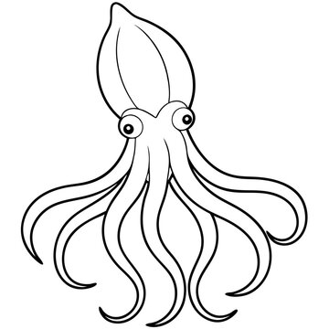 recommend clip art: Adorable Cartoon Octopus: A charming illustration of an octopus, perfect for children's books, coloring pages, or educational materials.