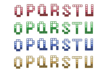 POP用文字_ブロック_アルファベット3