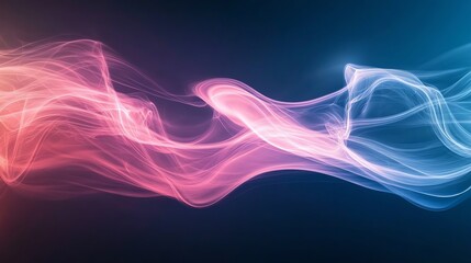Fototapeta premium Abstract background with pink, blue, and white smoke.