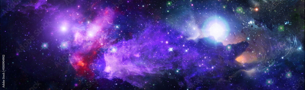 Wall mural dreamscape galaxy. stars in universe. elements of this image furnished by nasa