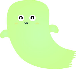 cute ghost cartoon , halloween