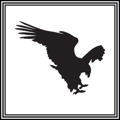 Icon illustration of a eagle