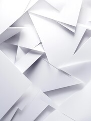 Obraz premium Stacked White Papers